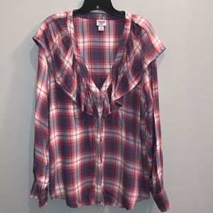 Missimo Long Sleeve Plaid Shirt